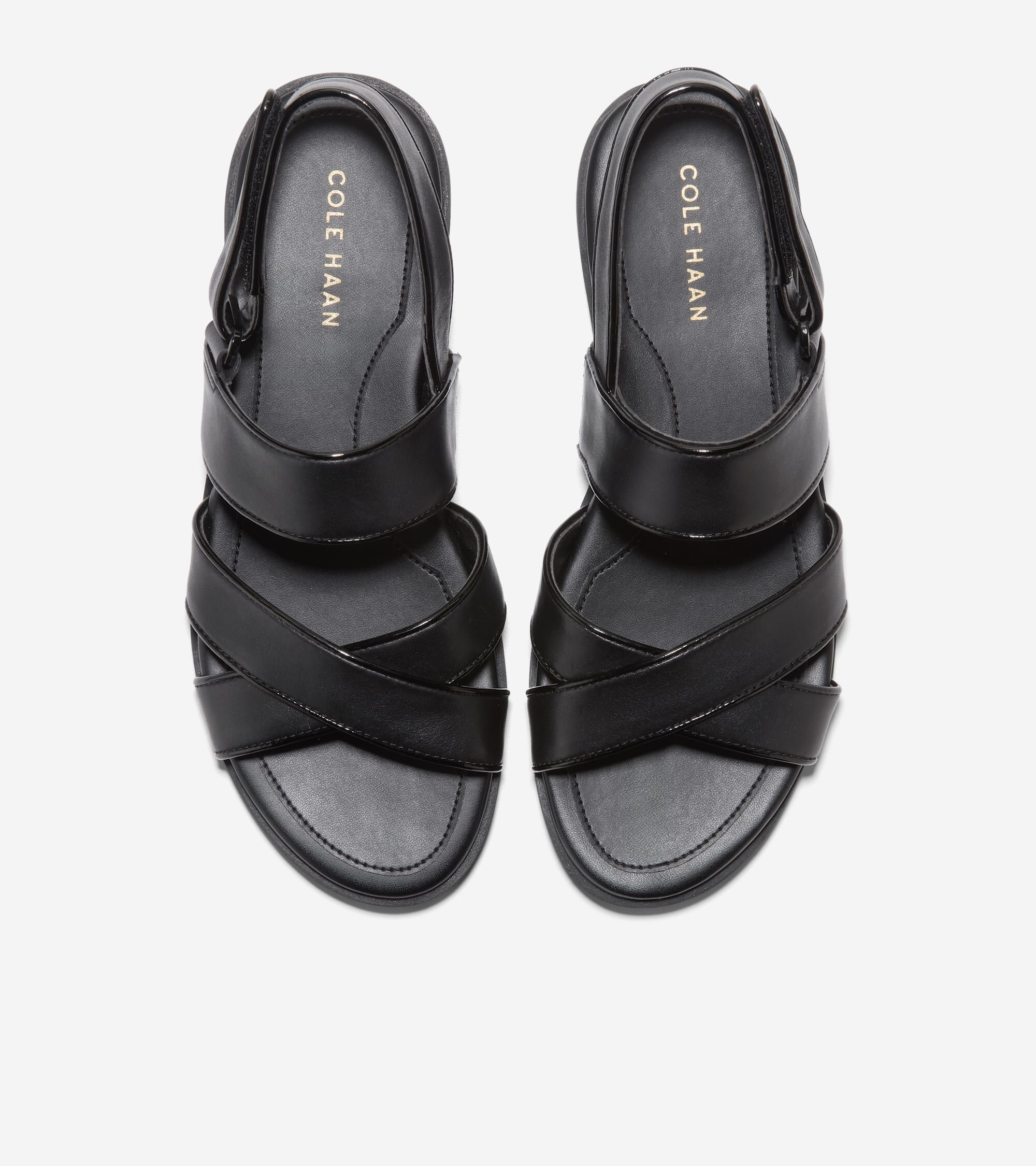 Women's Mirabelle CrissCross Sandals in Black | Cole Haan